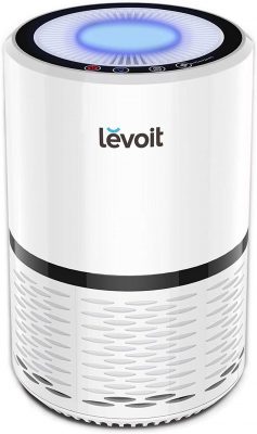 LEVOIT Air Purifier for Home Smokers Allergies and Pets Hair, True HEPA & High Efficiency Carbon Filter, Filtration System Cleaner