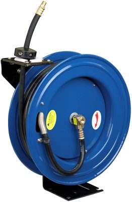 retractable breathing air hose reel