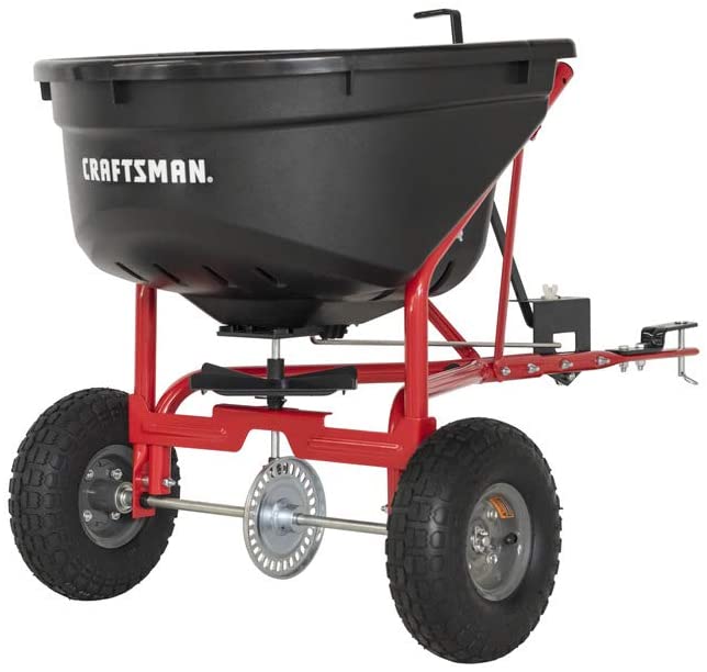 craftsman tow behind spreader