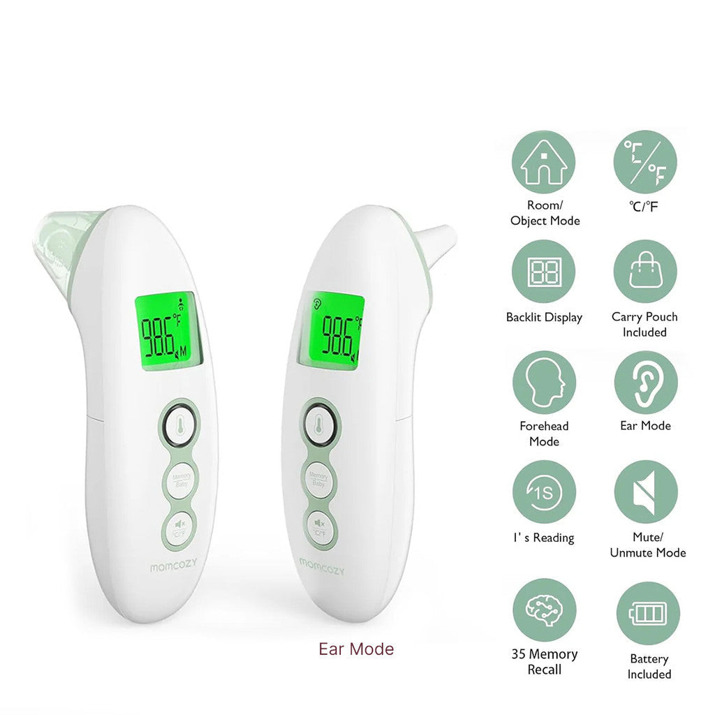 Momcozy forehead and ear thermometer