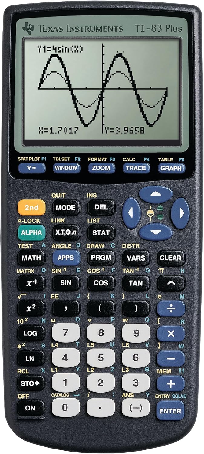 Texas Instruments TI-83 Plus graphing calculator thumbnail